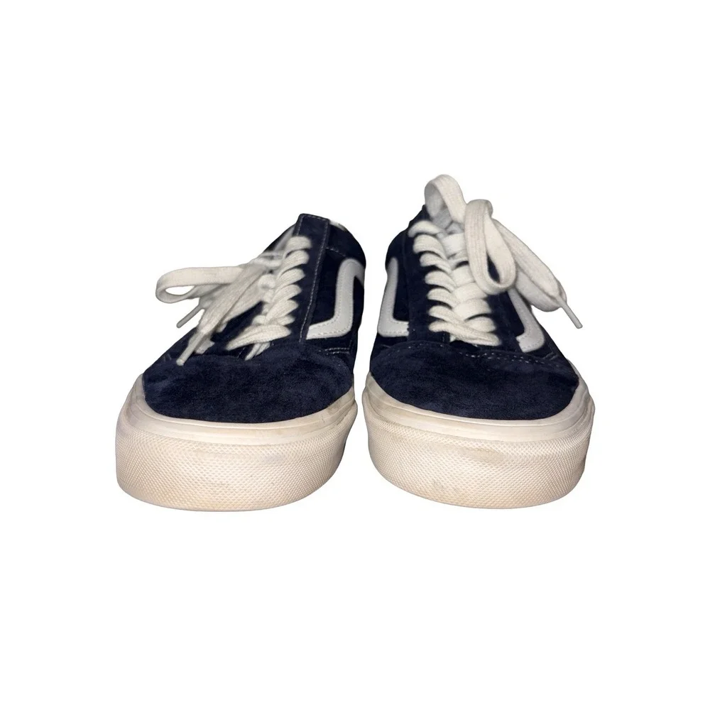 Vans Old Skool Deep Twilight Blue Skate Grunge M7.5/W9 HEIQ Eco Dry Water Repel